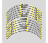 Adesivi per Cerchioni 1 Set di Adesivi per Ruote Moto Strisce Adesivi Riflettenti per Cerchi per NC750 NC750S NC750X NC 750 XS 750X 750S(Style 12)