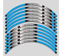 Adesivi per Cerchioni 1 Set di Adesivi per Ruote Moto Strisce Adesivi Riflettenti per Cerchi per NC750 NC750S NC750X NC 750 XS 750X 750S(Style 5)