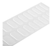Adesivi per chiodi gel UV, strisce per chiodi in gel semi curate da 20 pc con strumenti di manicure, facili da applicare/rimuovere gli avvolgimenti per chiodi in gel di polacco per le donne di colore