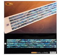 Adesivi per chitarra e basso, 5 mm, colore: Abalone