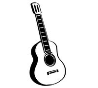 Adesivi per chitarra strumenti musicali adesivi in 15 cm 20 cm o 25 cm (249/1/1)