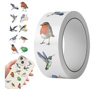 Adesivi per computer portatile, 500 pezzi, motivo: uccelli, per bambini e adulti, per valigie, carte, skateboard, snowboard, album di ritagli, telefoni cellulari e bottiglie d'acqua