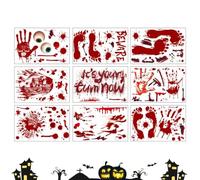 Adesivi per di Halloween Decalcomanie Statiche Decorative da Specchio con