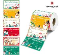 Adesivi per etichette regalo per Natale Etichette con nome di Natale Adesivo con etichetta per Babbo Natale Adesivi adesivi per confezioni di buon Natale vintage per decorazioni presenti