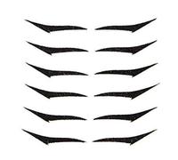 Adesivi per Eyeliner 6 Coppie, Occhio di Gatto Istantaneo con Vari Disegni, Materiale Plastico per Un'applicazione di Trucco Rapida, Peso 12 G, per gli Occhi Eyeliner Adesivi
