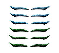 Adesivi per Eyeliner 6 Coppie, Occhio di Gatto Istantaneo con Vari Disegni, Materiale Plastico per Un'applicazione di Trucco Rapida, Peso 12 G, per gli Occhi Eyeliner Adesivi