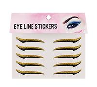 Adesivi per Eyeliner per Donne | Striscia Adesiva per Ombretti,Strisce Adesive Eyeliner Effetto Prolungato 10 Pezzi Per Ragazze Serata Danza Viaggio Mamme Palcoscenico