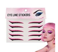 Adesivi per Eyeliner | Toppe Trucco Ombretti | Strisce Adesive Eyeliner Effetto Prolungato 10 Pezzi Per Ragazze Serata Danza Viaggio Mamme Palcoscenico