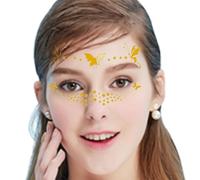 Adesivi per facce di festa, Adesivi per facce di Halloween | Decalcomanie per il viso impermeabili per feste | Decalcomanie multiuso per il viso, adesivi colorati per il viso per giochi di ruol