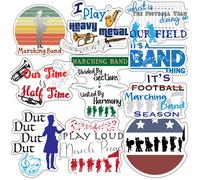 Adesivi per fascia da marcia, perfetti come regalo per adolescenti, ragazze, ragazzi, impermeabili, extra adesivi e resistenti, 100% vinile, ideali per bottiglie d'acqua, computer portatile, auto e regali per feste