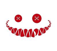 Adesivi per finestra "viso sorridente" - Adesivi decorativi per auto e decalcomanie - Adesivi per camion per interni, finestrini auto, laptop, bagagli, buffo