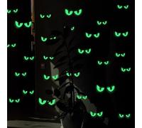 Adesivi per finestre con decorazioni di Halloween, si illuminano al buio, adesivi da parete per Halloween, feste per bambini, decorazione per la casa (verde)
