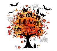 Adesivi per finestre di Halloween in PVC, decorazioni fai da te di Halloween con design fantasma, per creare un'atmosfera spettrale nel tuo spazio