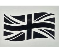 Adesivi Per Finestrini Di Auto E Furgoni Con Bandiera Wavy Del Regno Unito GB