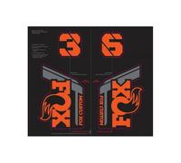 Fox racing shox fork and shock orange factory sticker kit