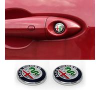 Adesivi per Fori della Serratura Dell'auto per Alfa Romeo 147 GTA 2003-2006, Copri Foro Chiave Auto Adesivi di Protezione per Serratura Auto Accessori Auto,A