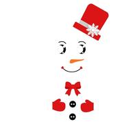 Adesivi per frigorifero - Adesivi per frigorifero | Adesivo per frigoriferi pupazzo di neve di Natale, decalcomanie da parete decorazioni natalizie per finestre