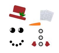 Adesivi per frigorifero - Adesivi per frigorifero | Adesivo per frigoriferi pupazzo di neve di Natale, decalcomanie da parete decorazioni natalizie per finestre