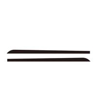 Adesivi Per Gonna A Strisce Laterali Per Porta Auto Decalcomanie Per Corpo In Vinile In Fibra Di Carbonio 2 Pezzi Per BMW Per X6 F16 F86 Corpo Splitter Laterale Diffusore