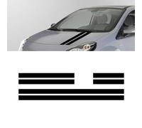 Adesivi per gonne laterali auto, adesivi per cofano auto 3PCS, per Renault Twingo Accessori di messa a punto fai-da-te Decalcomanie per porte posteriori in vinile