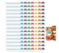 Adesivi per i giorni della settimana, 1960 pezzi, etichette circolari per alimenti, per cucina commerciale, ristoranti e punti vendita, autoadesivi rimovibili