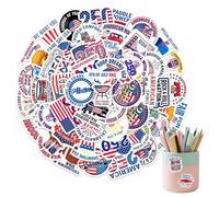 Adesivi per il 250° Anniversario dal 1776 al 2026, Decalcomania commemorativa e ricordo, Sticker patriottico impermeabile 250 anni, Per finestre, auto, notebook, laptop, borraccia, skateboard