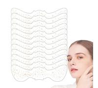 Adesivi per il Corpo Patch lentiggini finte per trucco | 12 Pezzi Adesivi Oro Viso e Occhi Impermeabili e Anti-Sudore Per donne ragazze fata principessa Halloween Natale Music
