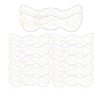 Adesivi per il Corpo Patch Lentiggini Per Trucco | 12 Pezzi Adesivi Viso Temporanei Impermeabili e Antisudore Glitter Per donne ragazze fata principessa Halloween Natale Music