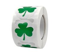 Adesivi per il giorno di San Patrizio - Decalcomanie portafortuna con trifoglio, per buste e sigilli, per feste irlandesi, feste in famiglia, fai da te, amanti, classe, ufficio, casa, biglietti di