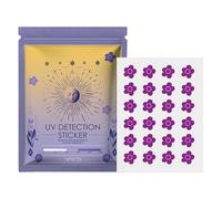 Adesivi per il rilevamento del sole UV, patch per il rilevamento dei raggi UV, 24 adesivi UV solari, Adesivi per la protezione solare, cerotti per la protezione solare, sapere quando riapplicare la pr