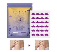 Adesivi per il rilevamento del sole UV, patch per il rilevamento dei raggi UV - Adesivi per protezione solare da 24 pezzi,Adesivi per la protezione solare, cerotti per la protezione solare, sapere qua