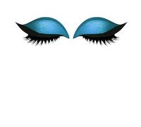 Adesivi per il Trucco degli Occhi Adesivi Cosmetici 2 in 1 per Occhi | Toppe Riusabili per Ciglia e Ombretto Ideali per Festival Matrimoni Carnevale Concerti Cosplay Party e Costume di Scena per