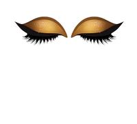 Adesivi per il Trucco degli Occhi,Adesivi Cosmetici 2 in 1 per Occhi | Toppe Riusabili per Ciglia e Ombretto,Per Donne Ragazze Festival Costume Carnevale Concerto Cosplay Festa Palco