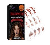Adesivi Per Il Viso Di Halloween Decalcomanie Realistiche Delicate Sulla