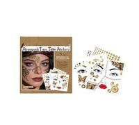 Adesivi Per Il Viso - Set Di Tatuaggi Per Viso In Stile Punk Con Strass, Decalcomanie Scintillanti Per La Decorazione Di Occhi E, Gemme Autoadesive | Accessorio PerTrucco Dei