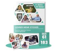Adesivi per insegnanti Memes (Tedesco Gioventù Insegnante)