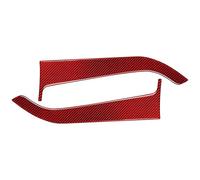 Adesivi per interni auto 2 Pezzi Copertura Protettiva Anti-calcio Portiera Anteriore Interna Dell'auto Adesivo Decorativo Interni Per Ford Per Mustang 2015-2021 adesivo decorativo per interni(Rosso)
