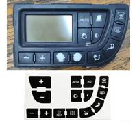 Adesivi per interni auto adesivi per pulsanti adatti per C4 per Grand per Picasso, AC-Window Radio Numero Door Air Conditioner Adesivo di riparazione