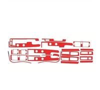 Adesivi Per Interni Auto, Pellicola Per Console Centrale, Cruscotto, Maniglia Della Porta, Pannello Di Sollevamento Per Volvo S40 C30 V50 Telaio Trim Accessori(Colore 4,Guida a destra)