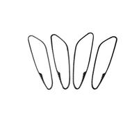 Adesivi Per Interni Auto Per Alfa Per Romeo Per Giulia 2015-2023 - Set 4 Pezzi: Rivestimenti Decorativi Per Maniglie Interne Delle Portiere Adesivi Per Interni Auto