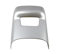 Adesivi per interni auto Per Volvo XC60 2018 2019 2022 Console Centrale Bracciolo Scatola Pannello Posteriore Copertura Modanatura Interna Adesivo ABS Auto Fibra Carbonio Adesivo Volante(Argento)