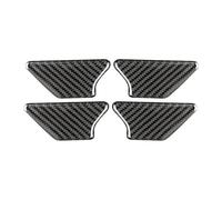 Adesivi Per Interni Auto Per VW Per Golf 6 MK6 GTI 2008-2012 - Set 4 Pezzi: Cornici Decorative Per Incavi Maniglie Portiere - Accessori Auto adesivo interno auto(Nero)