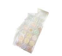 Adesivi per inviti di nozze, Sigillo di ceralacca autoadesivo 18 pezzi multicolore 9,5x20 cm(Gold)
