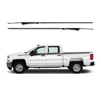 Adesivi per la linea di cintura laterale dell'auto da 2 pezzi, per Chevrolet Silverado 1500 2500 3500 HD EV, decalcomanie in vinile per lo styling dell'auto, accessori per auto