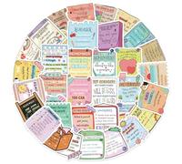 Adesivi per la salute mentale, 50 pezzi, mental Health Stickers Skateboard Graffiti, adesivi per motociclette, snowboard, bagagli, laptop, valigie per bambini e ragazzi, impermeabili in vinile