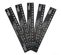 Adesivi per la temperatura della birra domestica 5pcs termometro digitale LCD per la fermentazione del vino della birra con scala di temperatura 236C