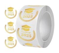 Adesivi Per Laureati - Decalcomanie Per Laurea Da 500 Pezzi, Sigilli Per Scrapbooking, Decorazioni Per Feste, Timbri Per Buste | Congratulazioni Laureati Diploma Certificato Scatola Di Carta Imballagg