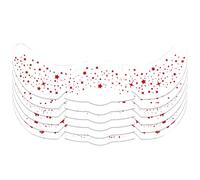 Adesivi per le lentiggini viso | Decalcomanie glitter impermeabili | Adesivo facciale temporaneo senza sforzo | Gentle Patch di glitter per la pelle per la performance del festival da donna