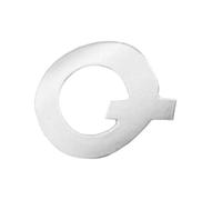 Adesivi per lettere adesive, emblemi e badge per auto con lettera 3D | Impermeabile e resistente sbiadimento per paraurti auto, adesivi alfabeto per uso esterno