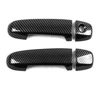 Adesivi Per Maniglie Portiere Per Aurion Per XV50 Maniglia Porta A Foro Singolo Copertura Protettiva Antigraffio E Cornice Decorativa Per Ciotola Esterna 2012-2015(Carbon Fiber Pattern)